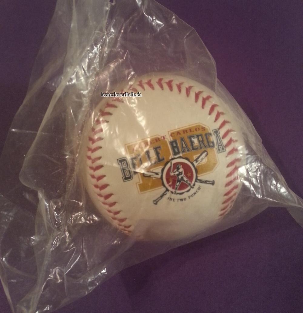 Cleveland Indians Albert Belle Carlos Baerga 1995 Collector Baseball BP Promo